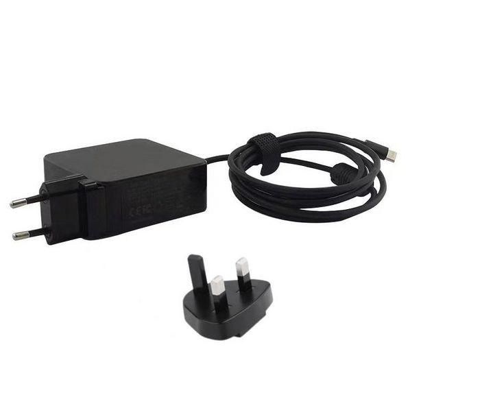 CoreParts Adaptateur Secteur USB-C 90W avec Prise UE/UK - 5V/2.4A, 9V/3A, 15V/3A, 20V/4.5A