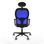 Piqueras y Crespo Chaise de Bureau avec Appui-tête 1D036G1 Orange