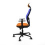 Piqueras y Crespo Chaise de Bureau avec Appui-tête 1D036G1 Orange