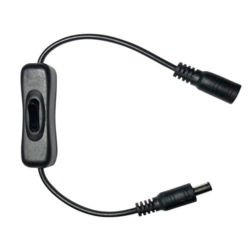 GSC Evolution Connecteur mâle à femelle DC avec interrupteur pour LED 24V GSC Evolution Connecteur mâle à femelle DC avec interrupteur pour LED 24V