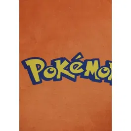 Pokémon - Coussin décoratif 3D premium - Visage Salamèche - Microfibre ultra-douce - 40 cm - Décoration intérieure