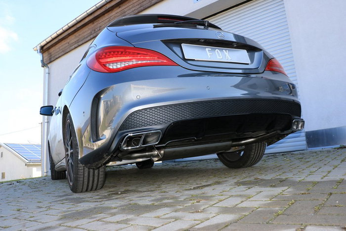 Fox Silencieux final pour Mercedes CLA C117/X117 avec AMG 45