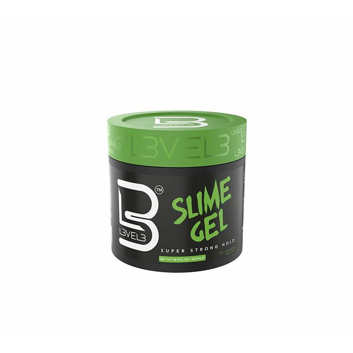 L3Vel3 Gel Slime Fixant Brillance 500 mL pour Cheveux - Fige et contrôle les coiffures avec brillance durable, enrichi à l'huile de ricin L3Vel3 Gel Slime Fixant Brillance 500 mL pour Cheveux - Fige et contrôle les coiffures avec brillance durable, enrichi à l'huile de ricin