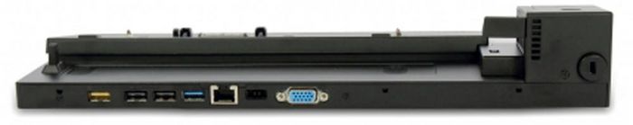 Lenovo ThinkPad Basic Dock avec station d'accueil, adaptateur secteur 65W, 3 ports USB 2.0, 1 port USB 3.0, Ethernet Gigabit, sortie VGA et charge USB permanente - Noir Lenovo ThinkPad Basic Dock avec station d'accueil, adaptateur secteur 65W, 3 ports USB 2.0, 1 port USB 3.0, Ethernet Gigabit, sortie VGA et charge USB permanente - Noir