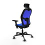 Piqueras y Crespo Chaise de Bureau 3D036G2 Bleu
