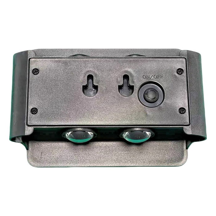 Edm Aplique solaire LED 4W 200lm 3000K lumière chaude avec capteur crépusculaire IP65 batterie 2000mAh