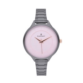 Radiant Venus RA511204 avec cadran rose et bracelet gris