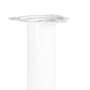 Herrajes Alk - Pata de Table VIGO Ø60 H710 Réglable en Hauteur, Pied de Table en Acier Diamètre 60 mm, Finition Blanc, Noir, Gris ou Chrome