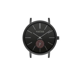 Watxandco WXCA1022 Montre Femme Noire 38mm