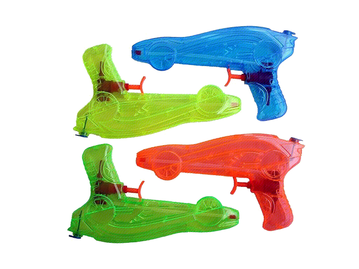 Marbueno 10369 Pistolet à Eau Plastique Couleur Assortie pour Jardin et Plage Jouet Été