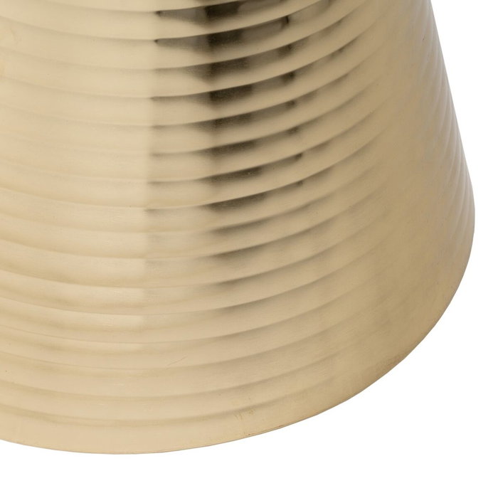 BigBuy Home Table d'appoint Blanc Doré