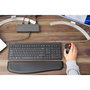 Kensington - Repose-poignets ergonomique ErgoSoft pour clavier fin avec rembourrage en gel - Noir