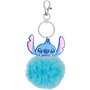 PEERS HARDY Porte-clés Stitch Disney avec Pompon 3D bleu et mousqueton, accessoire pour clés
