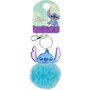 PEERS HARDY Porte-clés Stitch Disney avec Pompon 3D bleu et mousqueton, accessoire pour clés