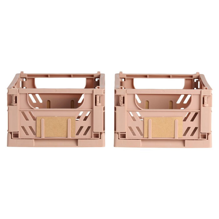 Day Boîte de rangement pliable sable 25 x 16,5 x 10 cm lot de 2 pièces 3,3 L Day Boîte de rangement pliable sable 25 x 16,5 x 10 cm lot de 2 pièces 3,3 L