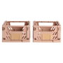 Day Boîte de rangement pliable sable 25 x 16,5 x 10 cm lot de 2 pièces 3,3 L