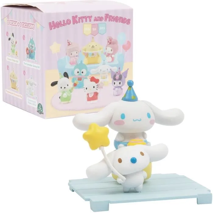 GPTOYS Figurine HELLO KITTY HKT36 Série Ode to Joy avec accessoire - Modèle aléatoire (6,5 cm) - 9 modèles dont 1 rare - Dès 3 ans