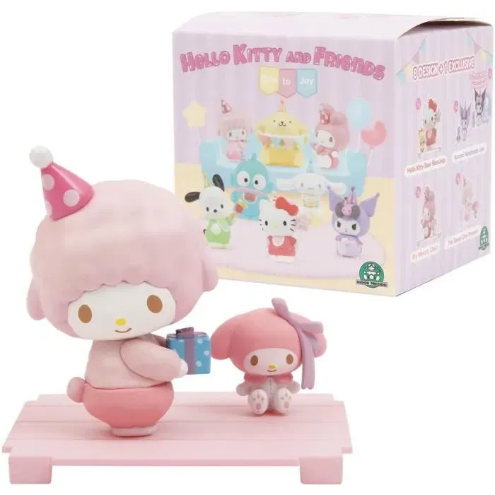 GPTOYS Figurine HELLO KITTY HKT36 Série Ode to Joy avec accessoire - Modèle aléatoire (6,5 cm) - 9 modèles dont 1 rare - Dès 3 ans