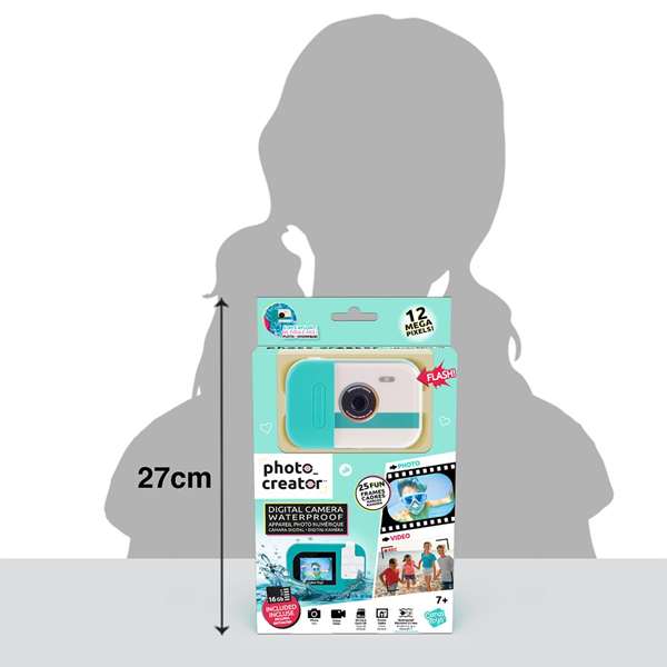 Canal Toys Photo Creator Waterproof - Appareil photo numérique étanche, submersible 3 m, 16 Go, USB-C, âge 7 à 99 ans Canal Toys Photo Creator Waterproof - Appareil photo numérique étanche, submersible 3 m, 16 Go, USB-C, âge 7 à 99 ans