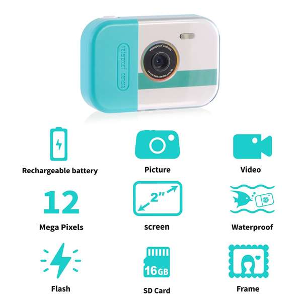 Canal Toys Photo Creator Waterproof - Appareil photo numérique étanche, submersible 3 m, 16 Go, USB-C, âge 7 à 99 ans Canal Toys Photo Creator Waterproof - Appareil photo numérique étanche, submersible 3 m, 16 Go, USB-C, âge 7 à 99 ans