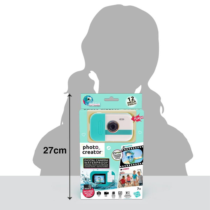 Canal Toys Photo Creator Waterproof - Appareil photo numérique étanche avec carte SD 16 Go