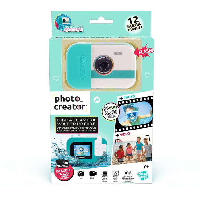 Canal Toys Photo Creator Waterproof - Appareil photo numérique étanche avec carte SD 16 Go