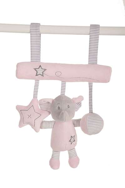 Creaciones Llopis Porte-clefs en peluche éléphant rose 25 cm - Doudou décoratif en polyester pour enfants dès 3 ans Creaciones Llopis Porte-clefs en peluche éléphant rose 25 cm - Doudou décoratif en polyester pour enfants dès 3 ans