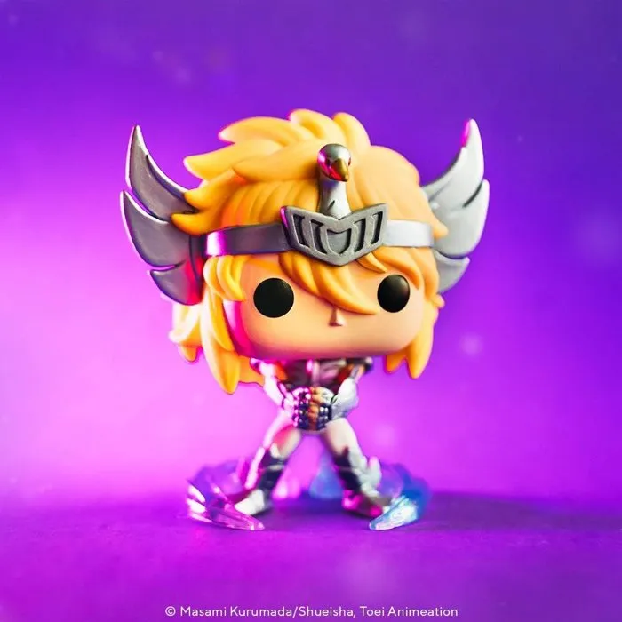 Funko Pop! Figurine Vinyle - Saint Seiya : Les Chevaliers du Zodiaque - Hyoga du Cygne - Figurine Collection