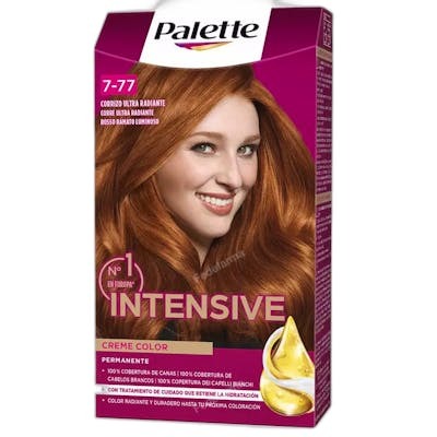 Palette Palette Intensive Teinture 7.77-Ultra Radiant Copper 1 unité Palette Palette Intensive Teinture 7.77-Ultra Radiant Copper 1 unité