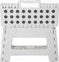 Marbueno Tabouret Pliant Plastique Couleur Assortie 33x26,5x27 cm Jardin Pliable Antidérapant 150 kg 10534