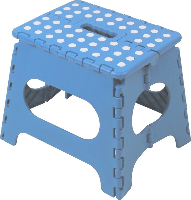 Marbueno Tabouret Pliant Plastique Couleur Assortie 33x26,5x27 cm Jardin Pliable Antidérapant 150 kg 10534
