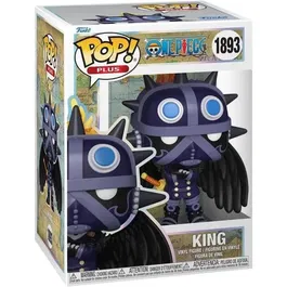 Funko Pop! Plus One Piece - King - Figurine en vinyle d'environ 9 cm de collection, Boîte vitrine incluse