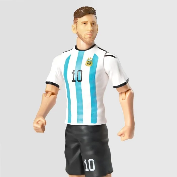 Megableu Figurine articulée de football Lionel Messi Argentine 20 cm, Français