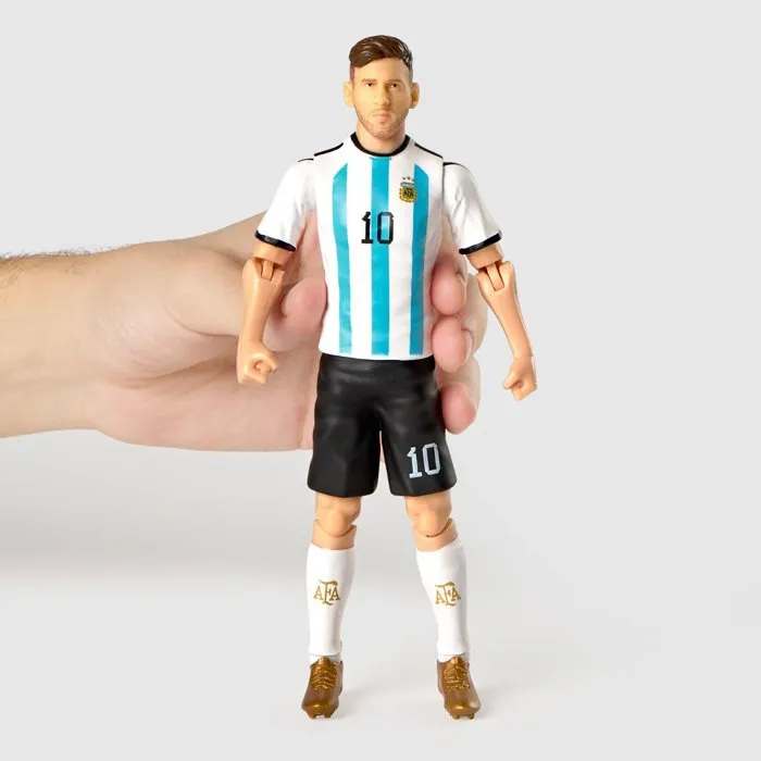 Megableu Figurine articulée de football Lionel Messi Argentine 20 cm, Français