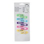 Juliette Fashion Pack de 10 clips colorés pour cheveux 4,8 cm