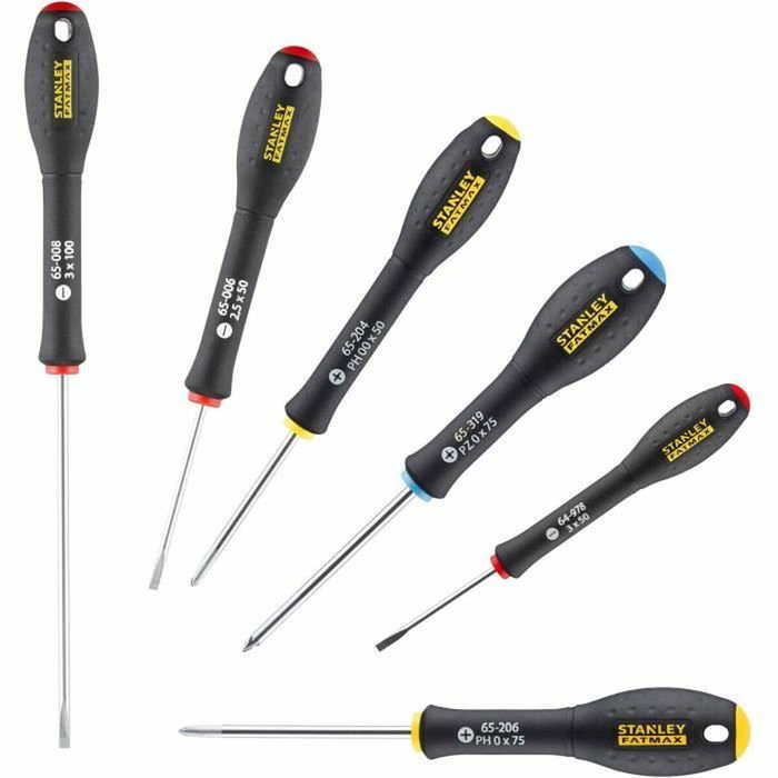 Stanley Jeu de 6 tournevis de précision FATMAX Stanley Jeu de 6 tournevis de précision FATMAX
