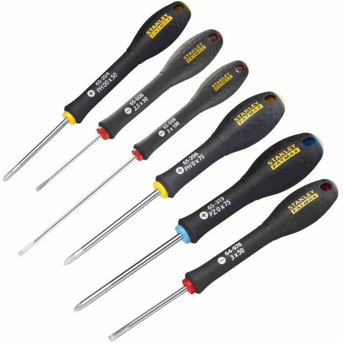Stanley Jeu de 6 tournevis de précision FATMAX Stanley Jeu de 6 tournevis de précision FATMAX