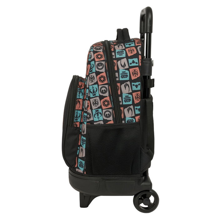 Safta Sac à dos avec roues compactes extractibles 33x45x22cm