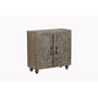 Buffet Home ESPRIT Gris Marron Clair Bois 91,5 x 40 x 90 cm