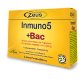 ZEUS INMUNO5+BAC 7 sachets et 7 capsules
