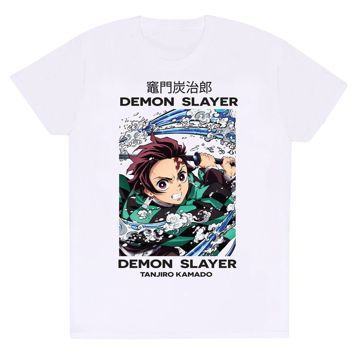 Demon Slayer T-shirt à manches courtes Whirlpool Blanc Unisexe Taille L Demon Slayer T-shirt à manches courtes Whirlpool Blanc Unisexe Taille L