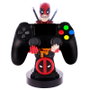 EXQUISITE GAMING Support Chargeur Figurine Cable Guy Deadpool Zombie Marvel 20 cm, Compatible PS5 DualSense, Xbox Series et iPhone