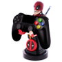 EXQUISITE GAMING Support Chargeur Figurine Cable Guy Deadpool Zombie Marvel 20 cm, Compatible PS5 DualSense, Xbox Series et iPhone