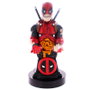 EXQUISITE GAMING Support Chargeur Figurine Cable Guy Deadpool Zombie Marvel 20 cm, Compatible PS5 DualSense, Xbox Series et iPhone