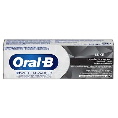 Oral-B 3D WHITE LUXE Dentifrice au Charbon 75 ml Oral-B 3D WHITE LUXE Dentifrice au Charbon 75 ml