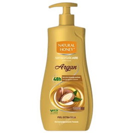 Natural Honey Argan Elixir Lotion pour le corps avec distributeur