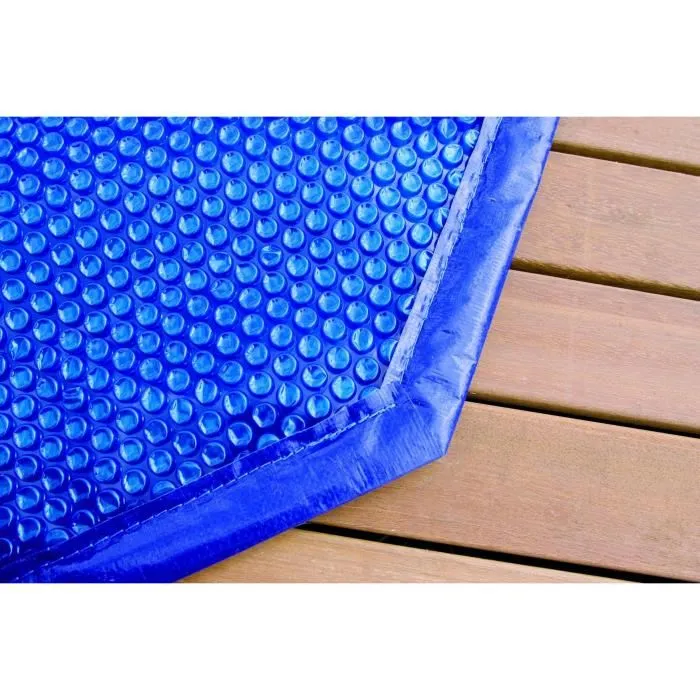 Ubbink Bâche à bulles pour piscine hexagonale 410 - Couverture d'été en polyéthylène bleu 400 microns - Anti-évaporation et anti-UV