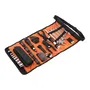 Black + Decker Kit d'outillage A7144-XJ - Sacoche avec 76 accessoires : embouts, clés, pinces, douilles, adaptateur, tournevis et lampe torche