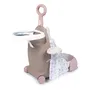Smoby Valise Nurserie 3 en 1 Baby Nurse - Lit et chaise haute pour poupon jusqu'à 42 cm - Beige, rose, blanc