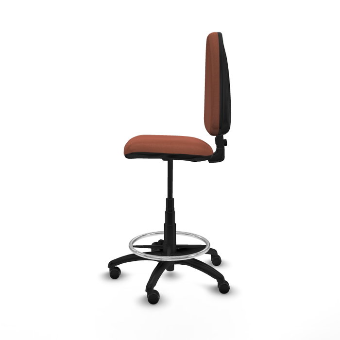 PIQUERAS Y CRESPO Tabouret de Bureau Marron avec Structure Polyamide Noire PIQUERAS Y CRESPO Tabouret de Bureau Marron avec Structure Polyamide Noire